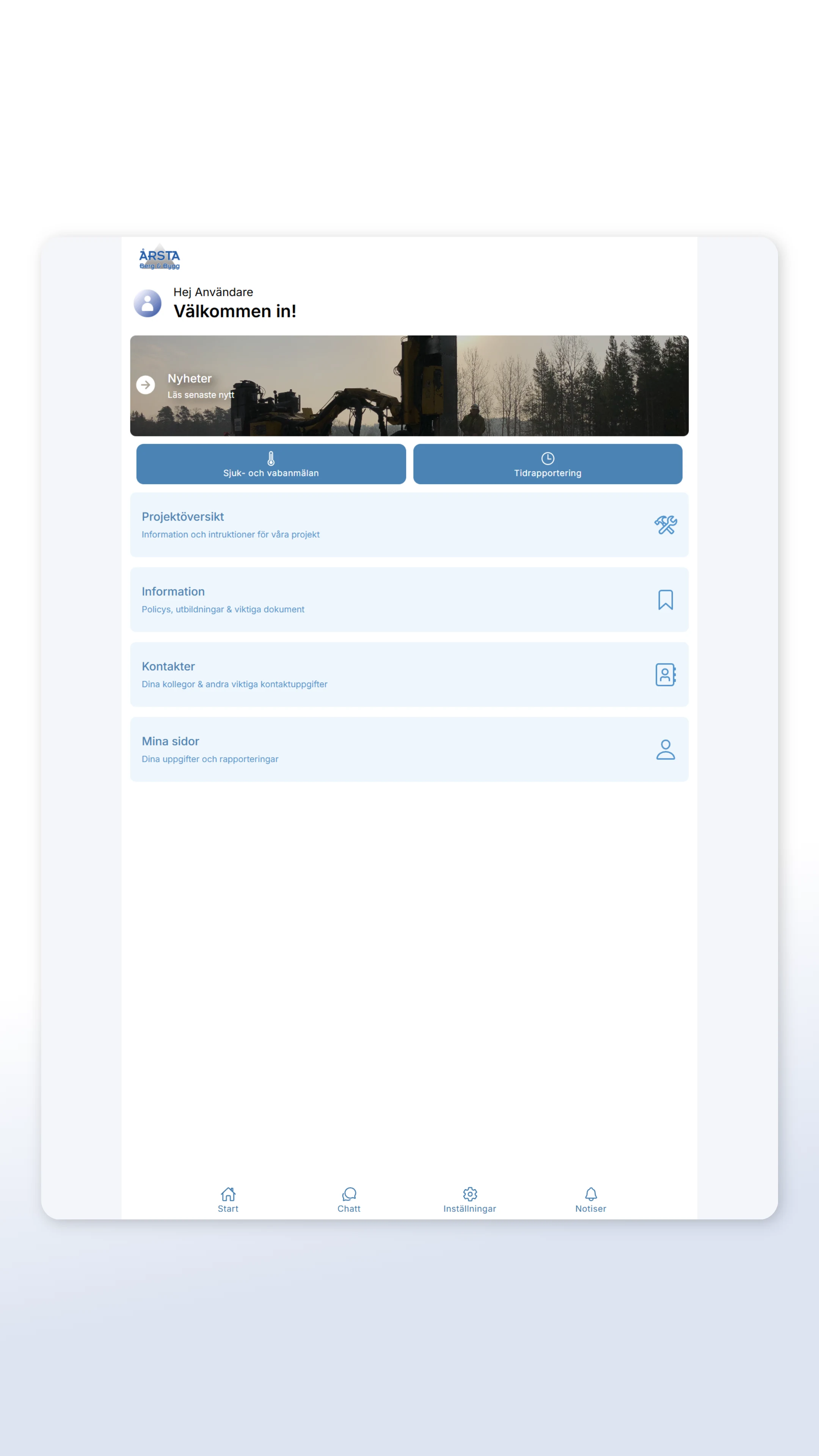 Årsta Berg & Bygg screenshot