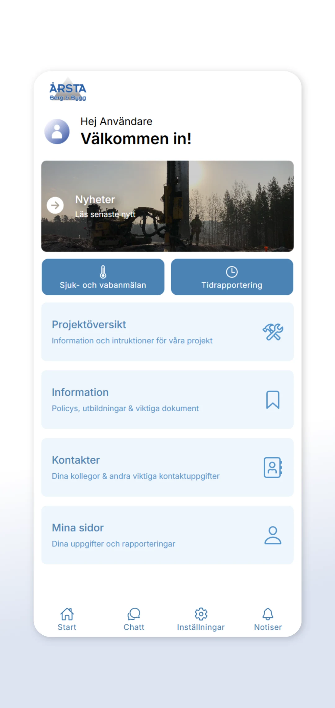 Årsta Berg & Bygg screenshot